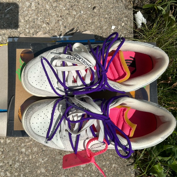 dunk low off white lot 15
